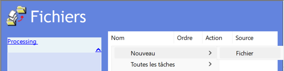 Ajouter un fichier partagé