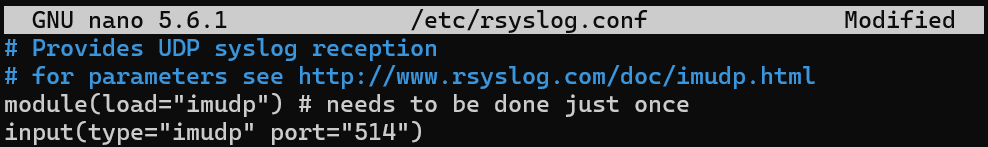 Activer Rsyslog