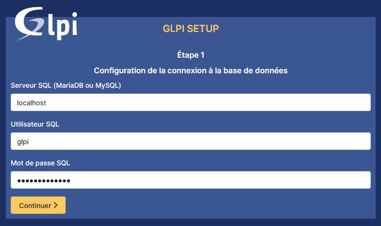 Connexion à la base de données
