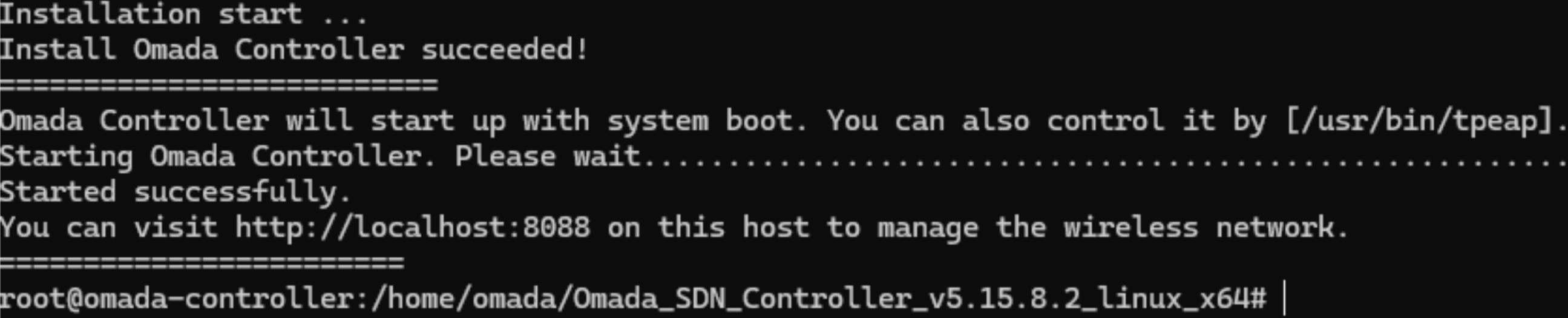 Installation de Omada Controller
