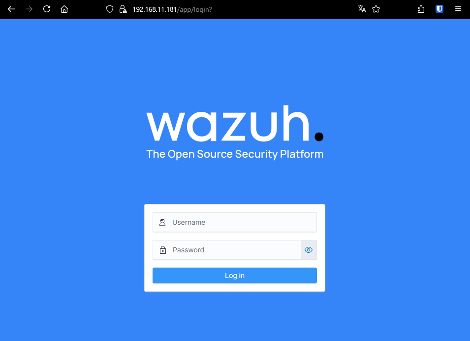 Interface web