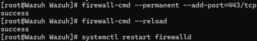 Ouverture port web