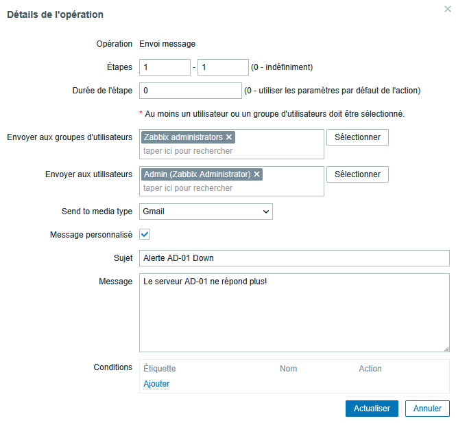 Option Opérations