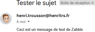 Mail reçu